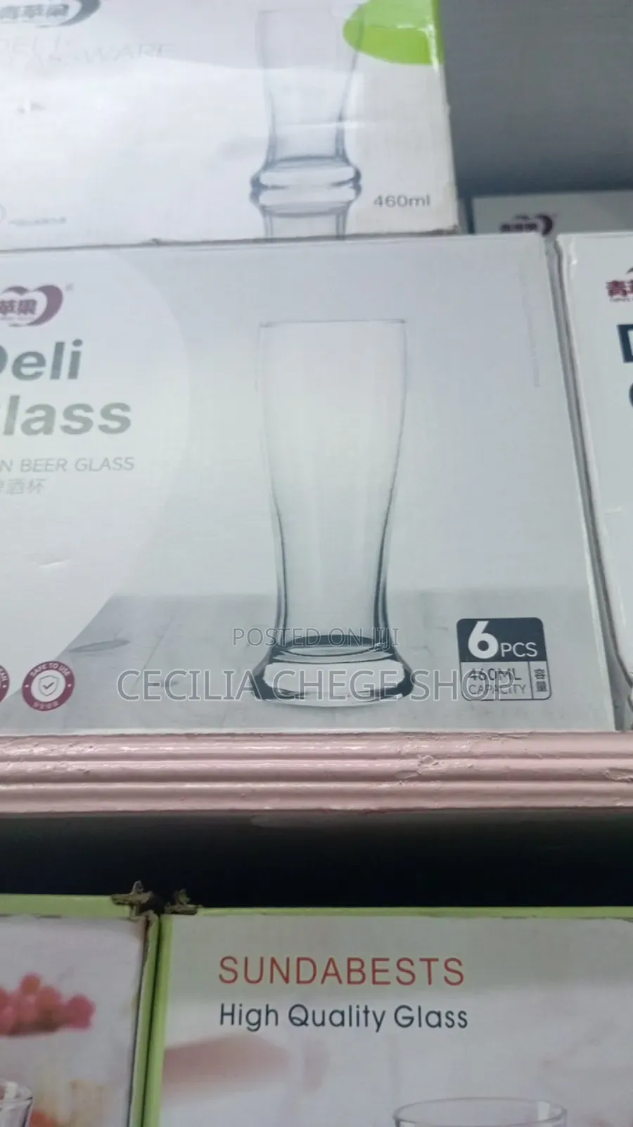 6pc Beer / Pilsner Glass