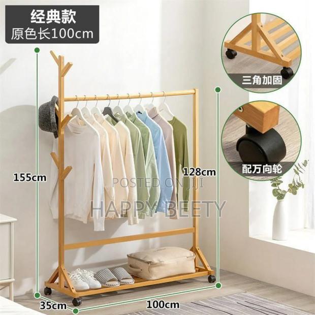 Bamboo Cloth Rack - thumbnail 2