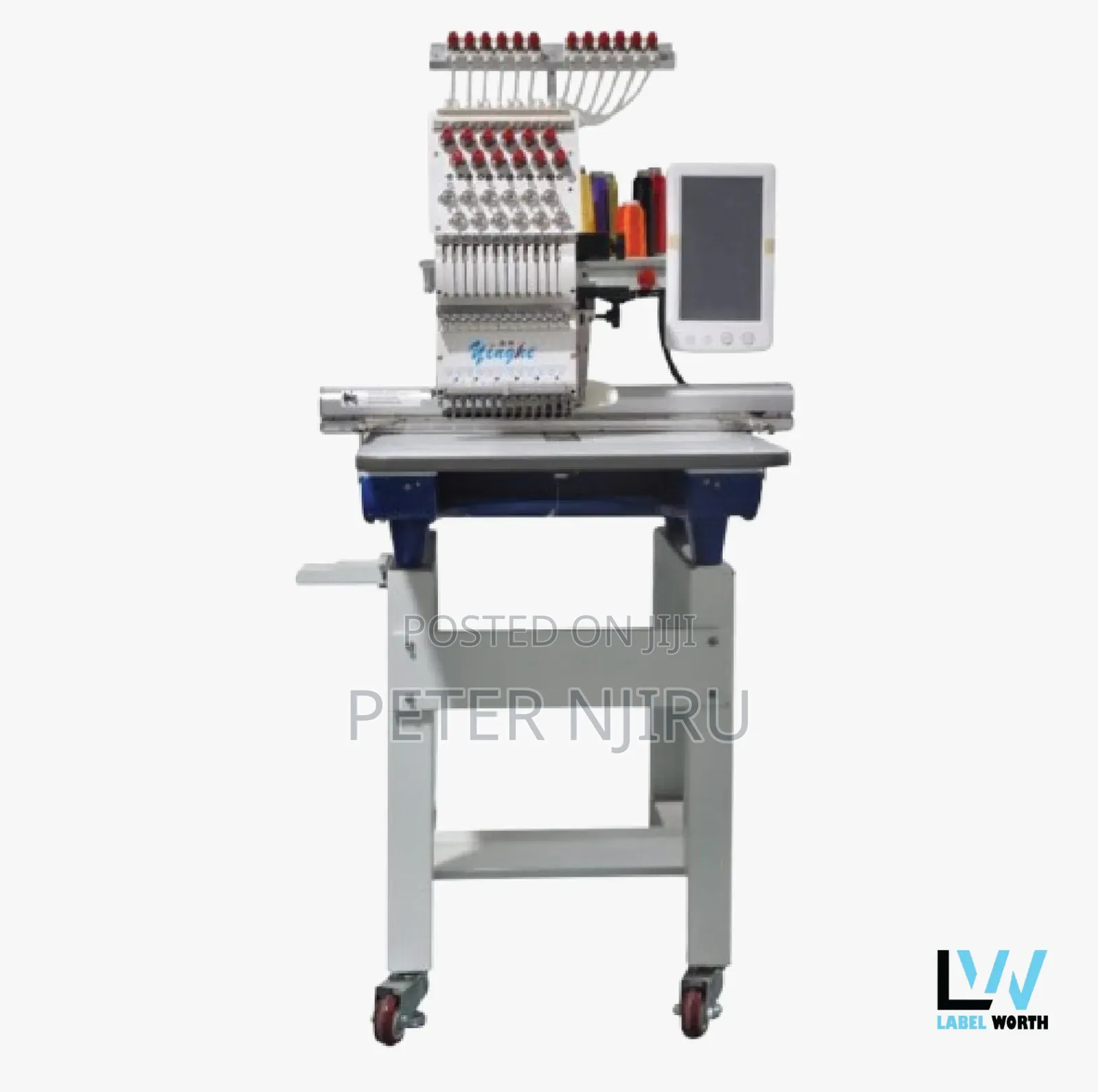 Single Head Embroidery Machine, 9 Needles
