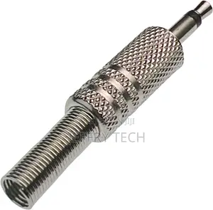 3.5mm Mono Ts Male Plug Metal Construction Cable Connector