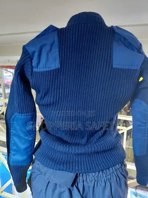 Navy Blue Security Sweater