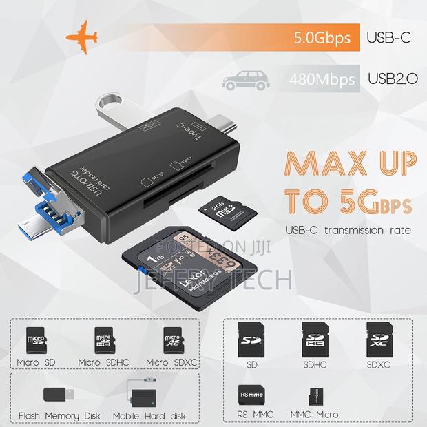 Micro Sd Card Reader for Android, Micro Sd Card to Usb Adapter, Usb C - thumbnail 3