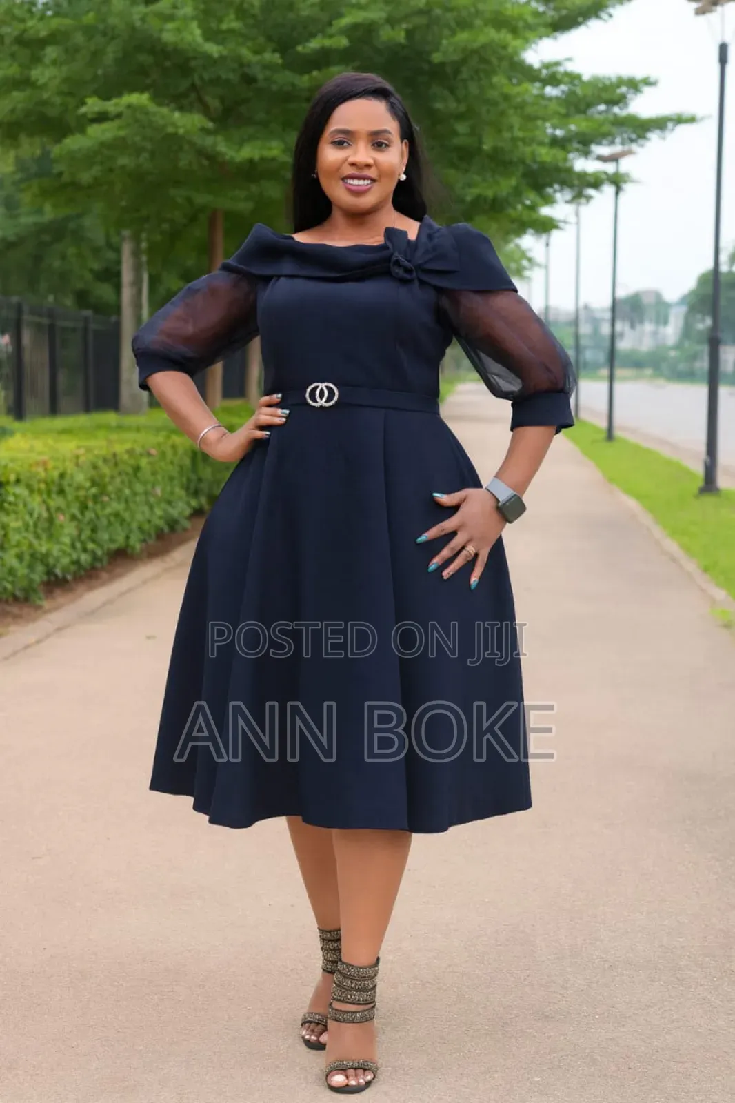 Skater Dress 
Sizes:- *46-54*
