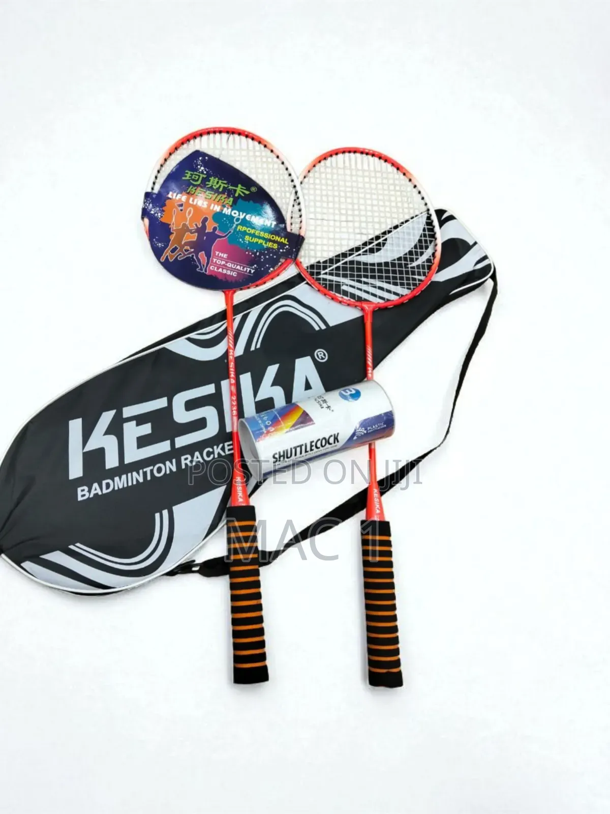 Badminton Rackets With Free Shutterstockspair of Badminton and Carrier