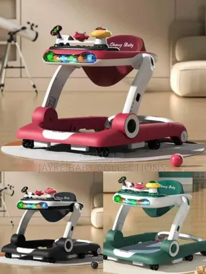6-in-1 Music Baby Walker With Lights Wheels