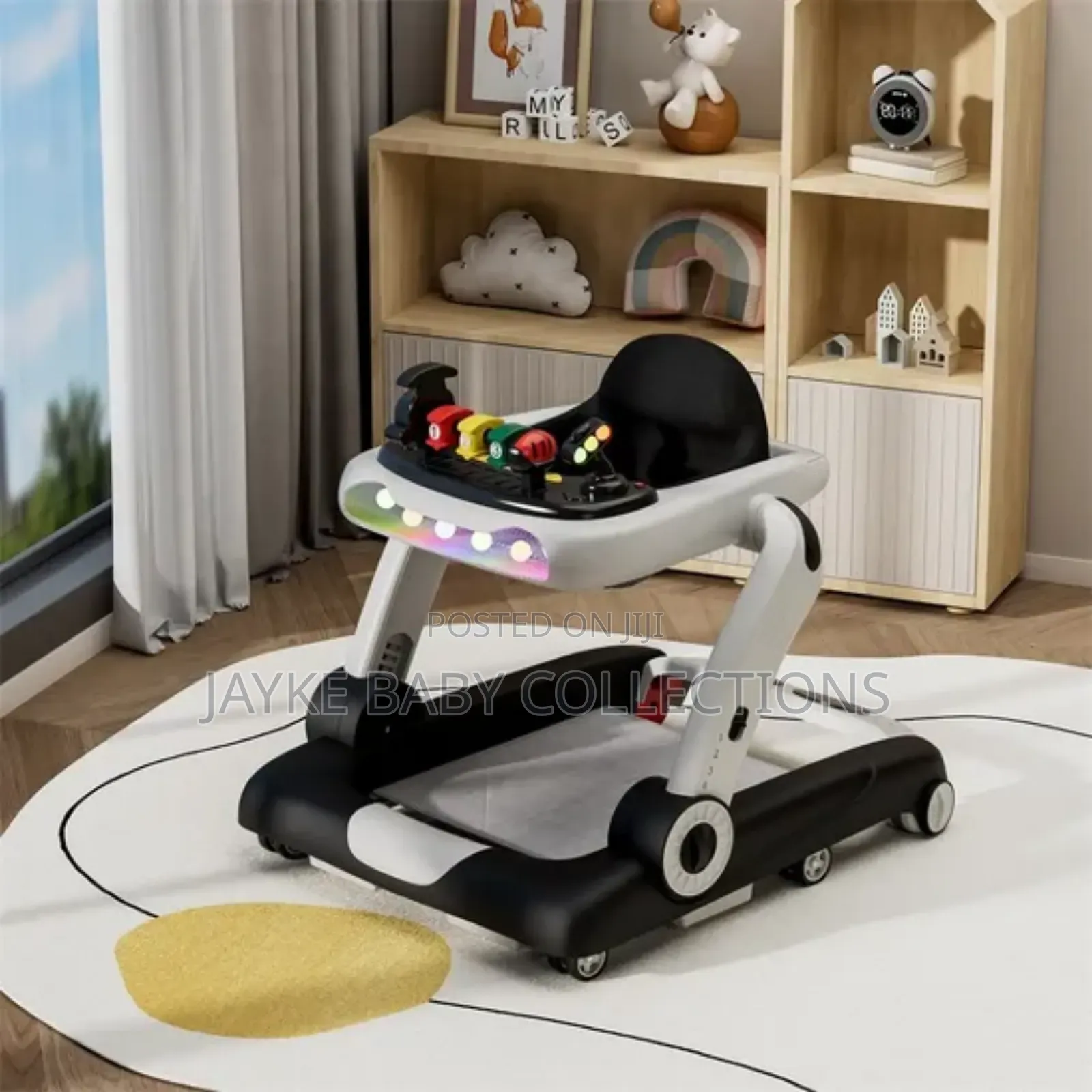 6-in-1 Music Baby Walker With Lights Wheels