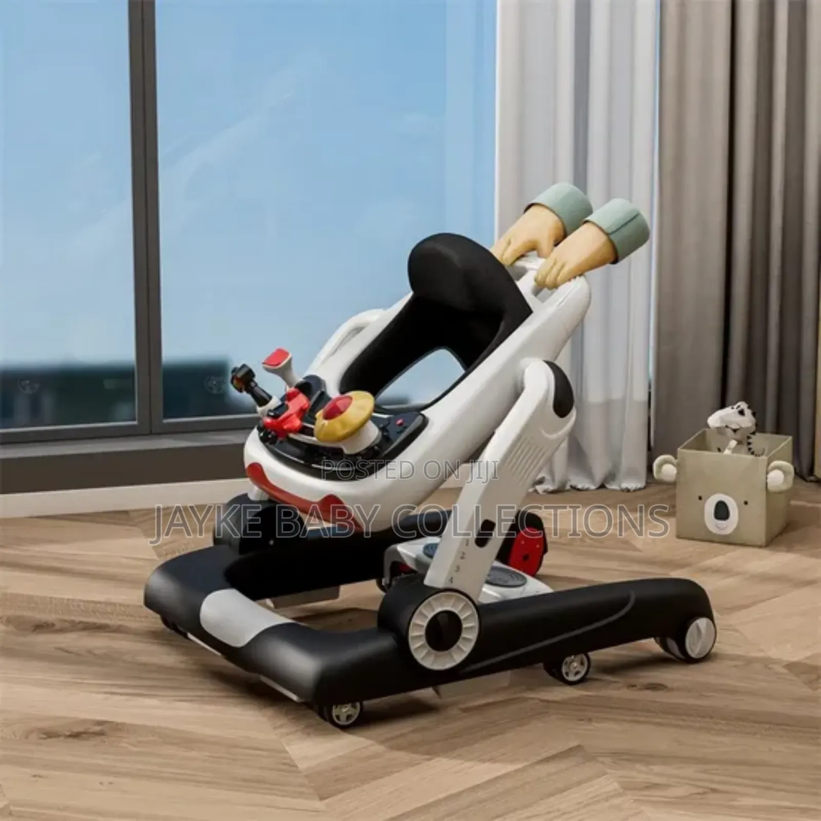 6-in-1 Music Baby Walker With Lights Wheels