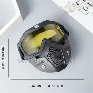 Full Face Outdoor Motorcycle Ski Mask for Off-Road Windproof Glasses