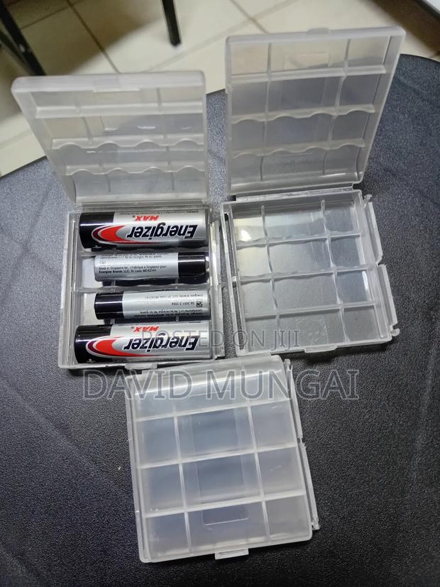 4pcs Battery Storage Box