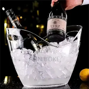 *Portable Acrylic Ice Bucket* Material; Acrylic