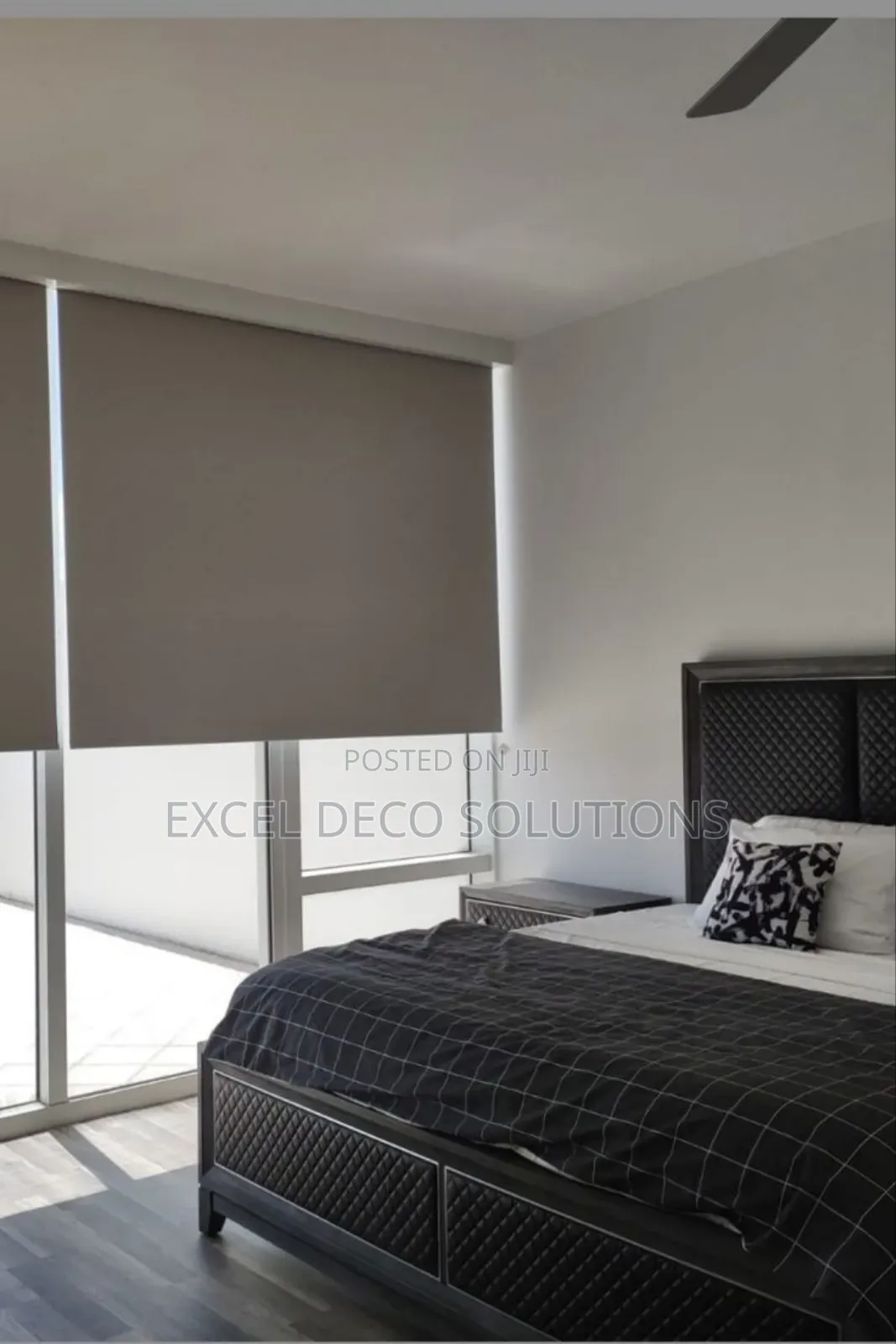 Elegant Light-Blocking Roller Blinds for Peaceful Sleep