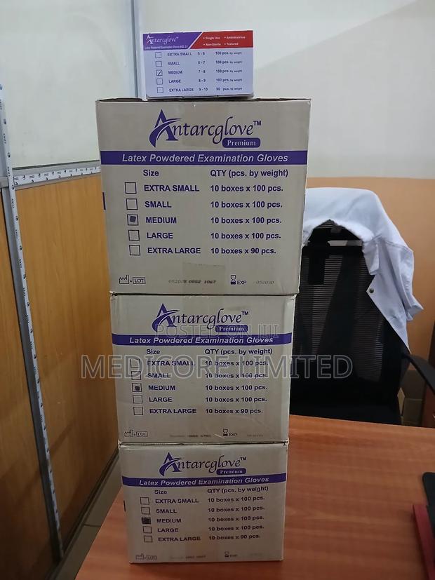 Latex Gloves - Powdered(Medium) - thumbnail 6