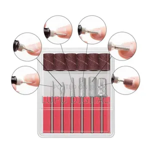 *Variable Speed Rotary Nail Drill Machine With 5 Drill Bits Set*