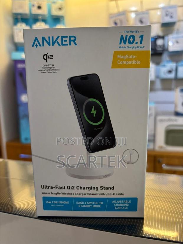 Anker Qi2 Charging Stand - main view