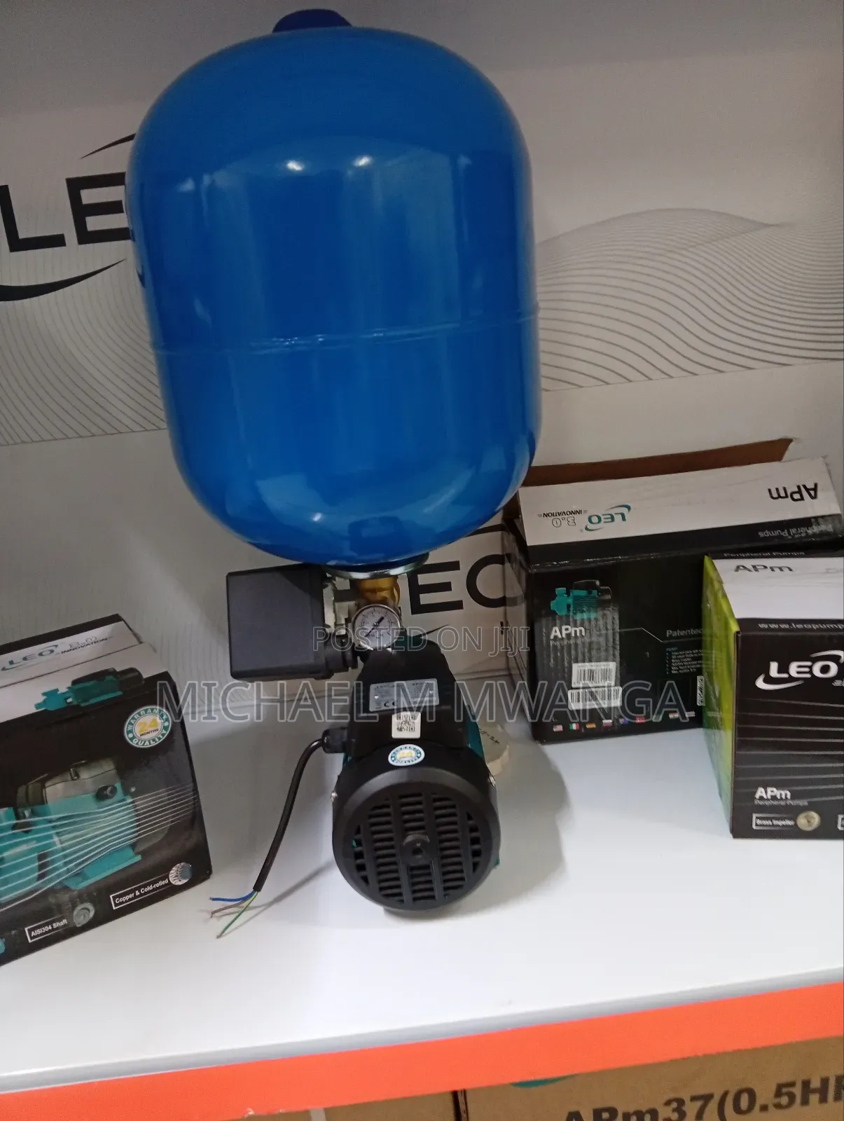 Pressure Boost Tank 60l Blue