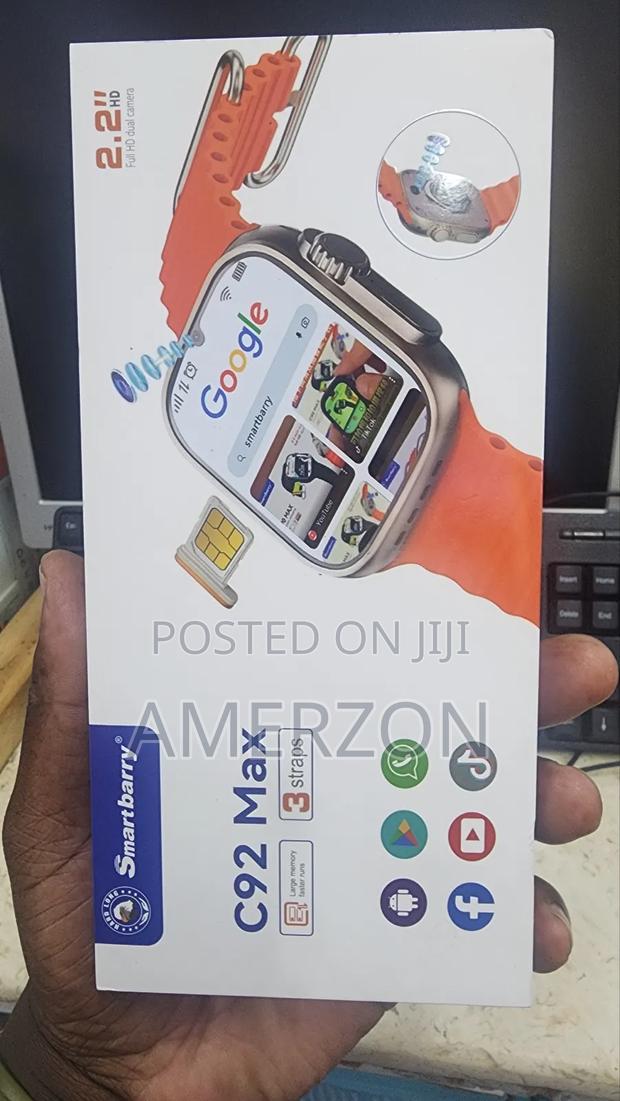 C92 Max Premium Smart Watch – 6gb Ram, 64gb Storage, Wireless - main view