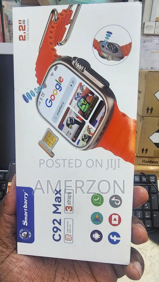 C92 Max Premium Smart Watch – 6gb Ram, 64gb Storage, Wireless - thumbnail 2
