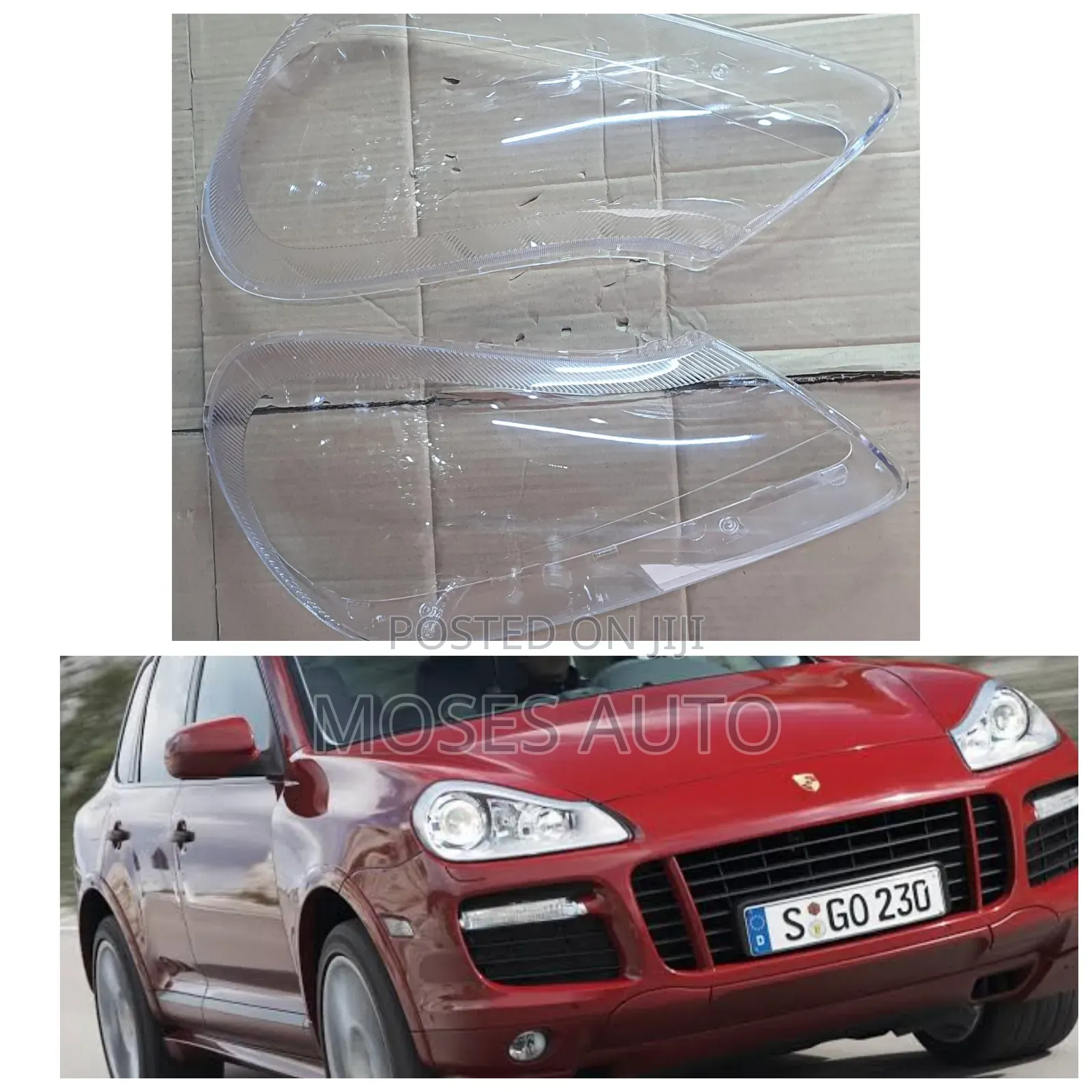 Porche Cayenne 2010 Headlight Lens