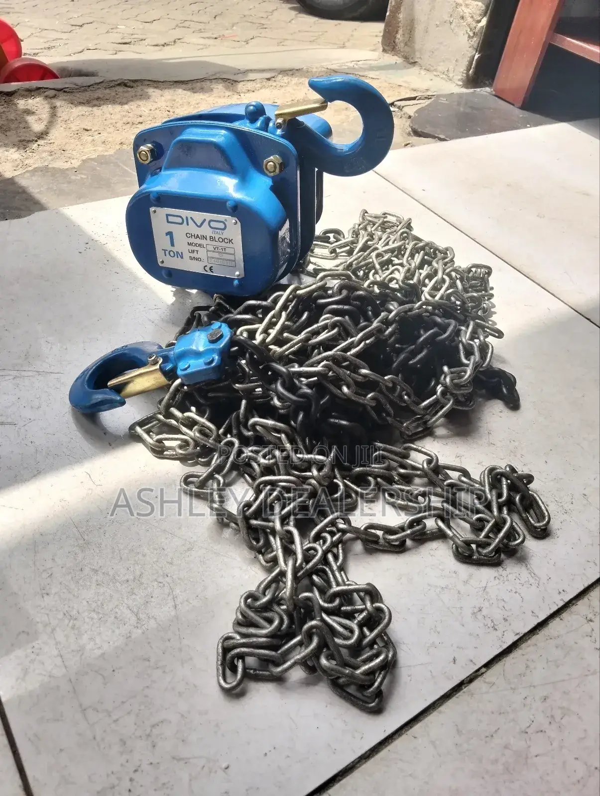 1 Ton Hand Operated Chain Pulley Block
