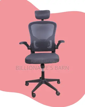 Grey Ergonomic Office Chair | Heavy-Duty Steel Frame