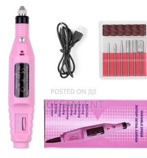 Variable Rotary Nail Drill Machine With 5 Drill Bits Set - thumbnail 2