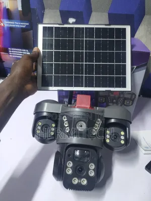 4g 3 Lens 3 Screens Camera With Alarm Audio Siren