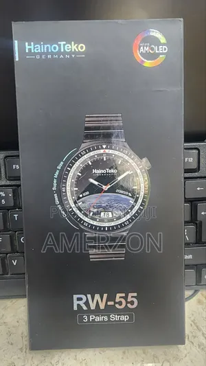 Haino Teko Rw-55 Amoled Smartwatch With 3 Straps – German Engineer