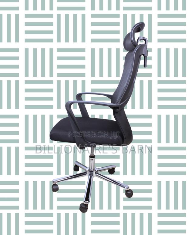 Quiet-Roll High Back Mesh Office Chair — Boosts Posture Focus