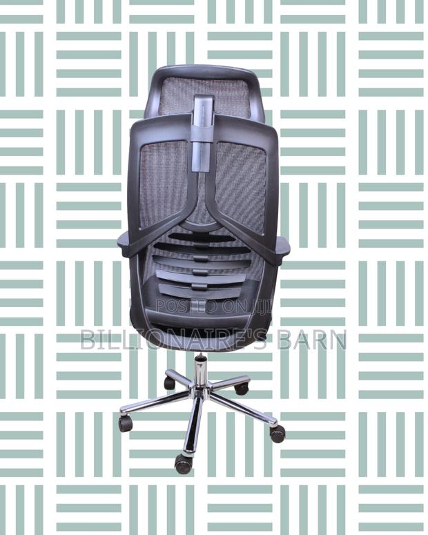 Quiet-Roll High Back Mesh Office Chair — Boosts Posture Focus - thumbnail 2