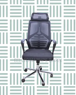 Quiet-Roll High Back Mesh Office Chair — Boosts Posture Focus
