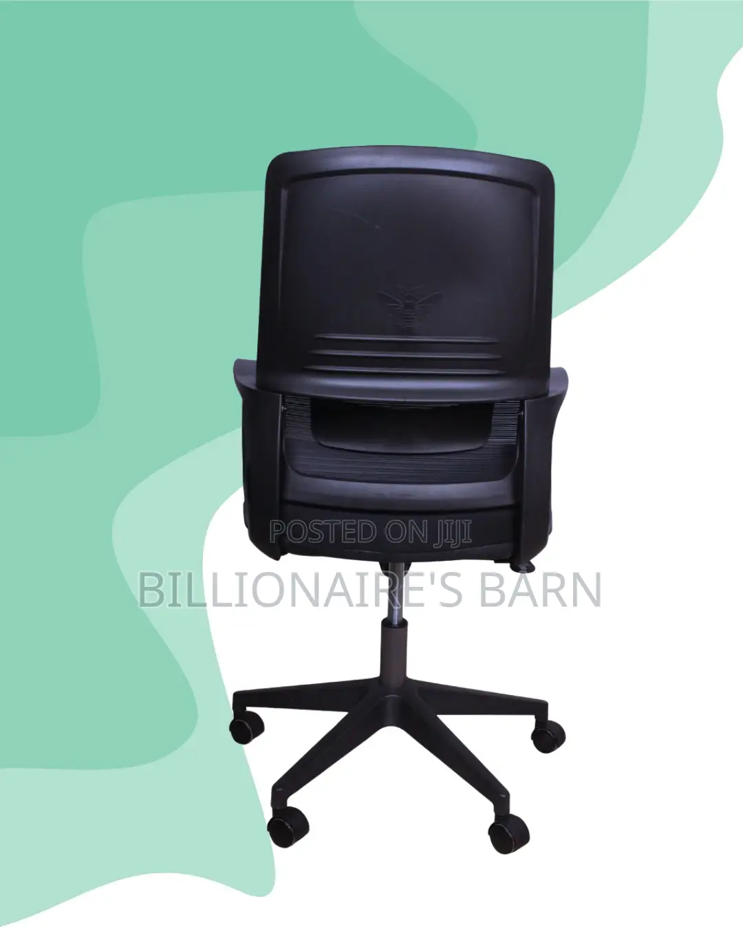 Imported Black Ergonomic Mesh Office Chair | High-Density Foam Seat