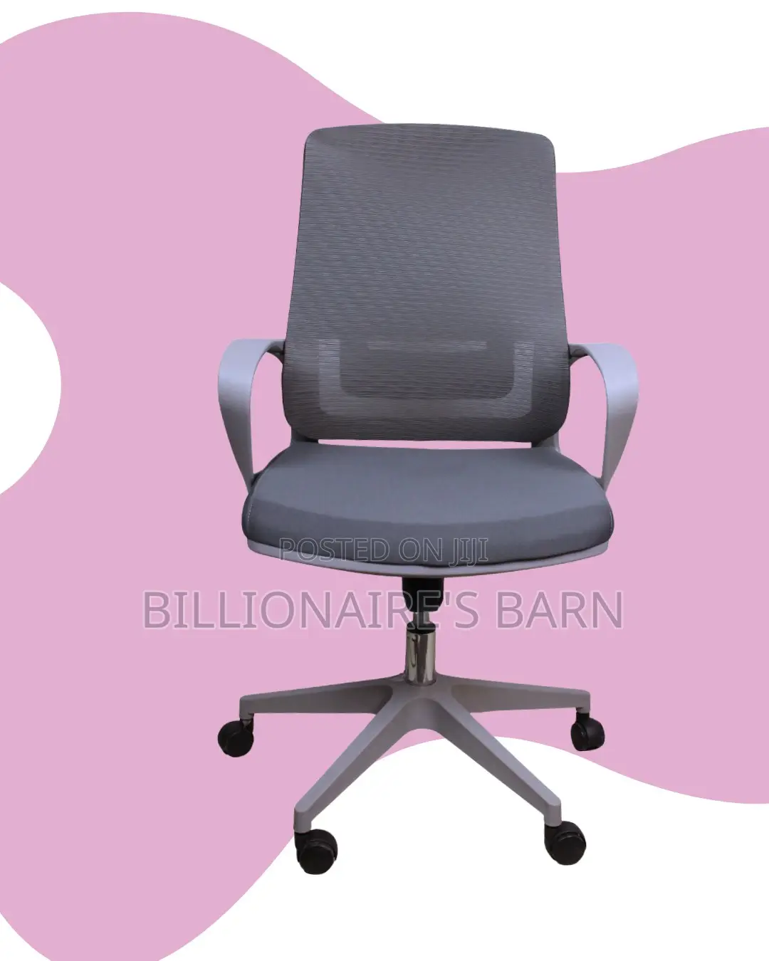 Grey Ergonomic Mesh Office Chair (Imported) — Limited Stock