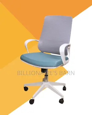 White Ergonomic Mesh Office Chair | Premium Steel Frame