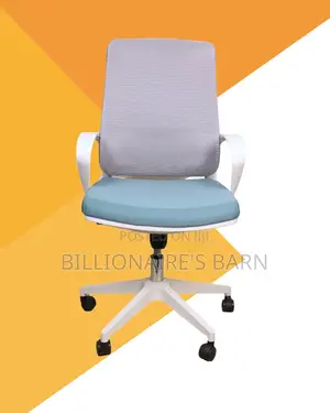 White Ergonomic Mesh Office Chair | Premium Steel Frame