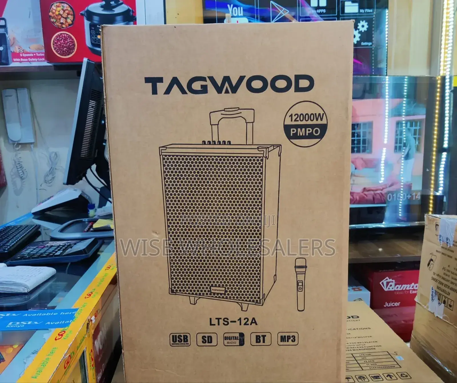 Tagwood 12 Trolley Speaker With Microphone