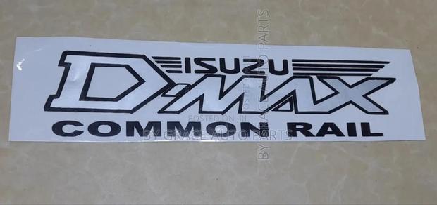 Isuzu D-Max Common Rail Sticker.