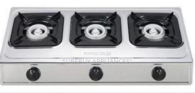 Amaze Stainless Steel 3 Burner Table Top Gas Stove