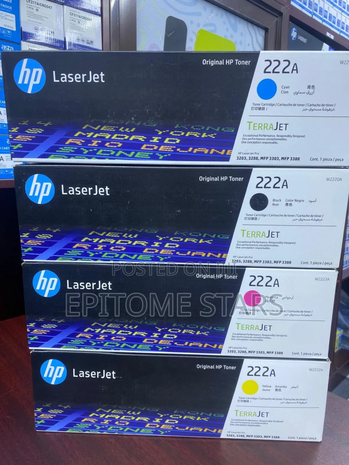Hp Color Laserjet Pro 3203dw/3388 Toner Hp 222a Yield Above 1,200