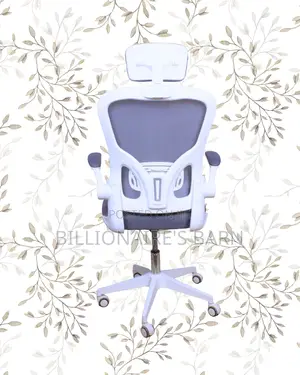 White Ergonomic Office Chair | Best-Seller Padded Armrests