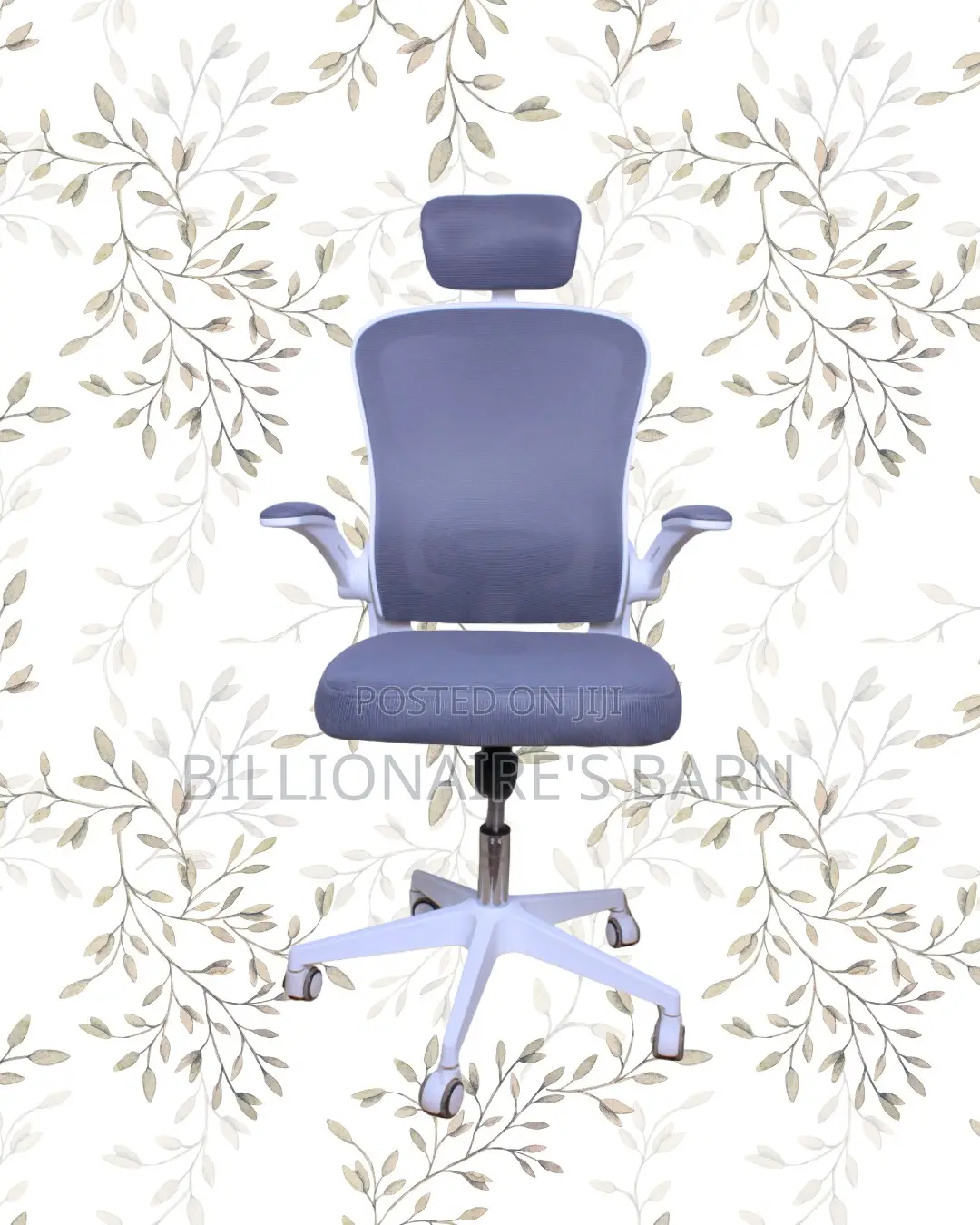 White Ergonomic Office Chair | Best-Seller Padded Armrests
