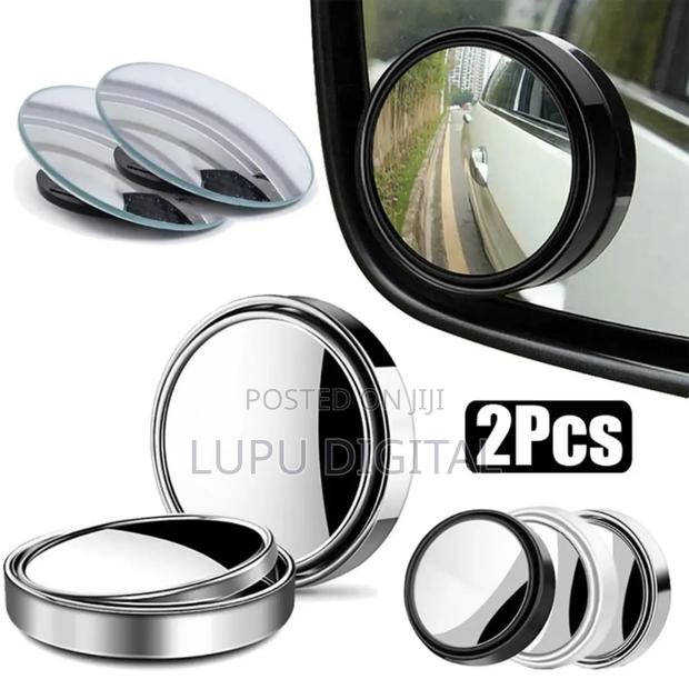 Blind Spot Mirrors 360 Degree Adjustable Car Auxiliary Mirrors - thumbnail 2