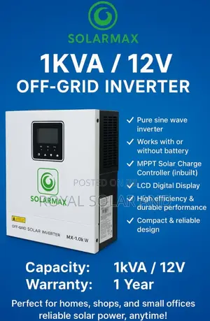 1kva 12v Solarmax Hybrid Inverter