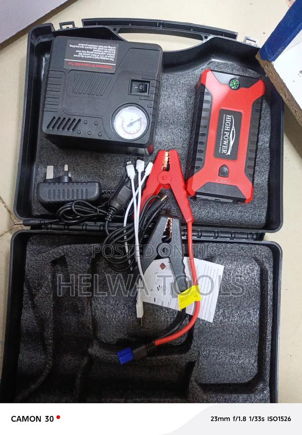 Car Jamp Starter Kit With Compressor - thumbnail 2