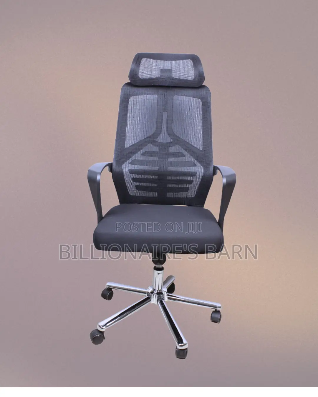 Ergonomic High Back Mesh Office Chair — Strong Stable Base