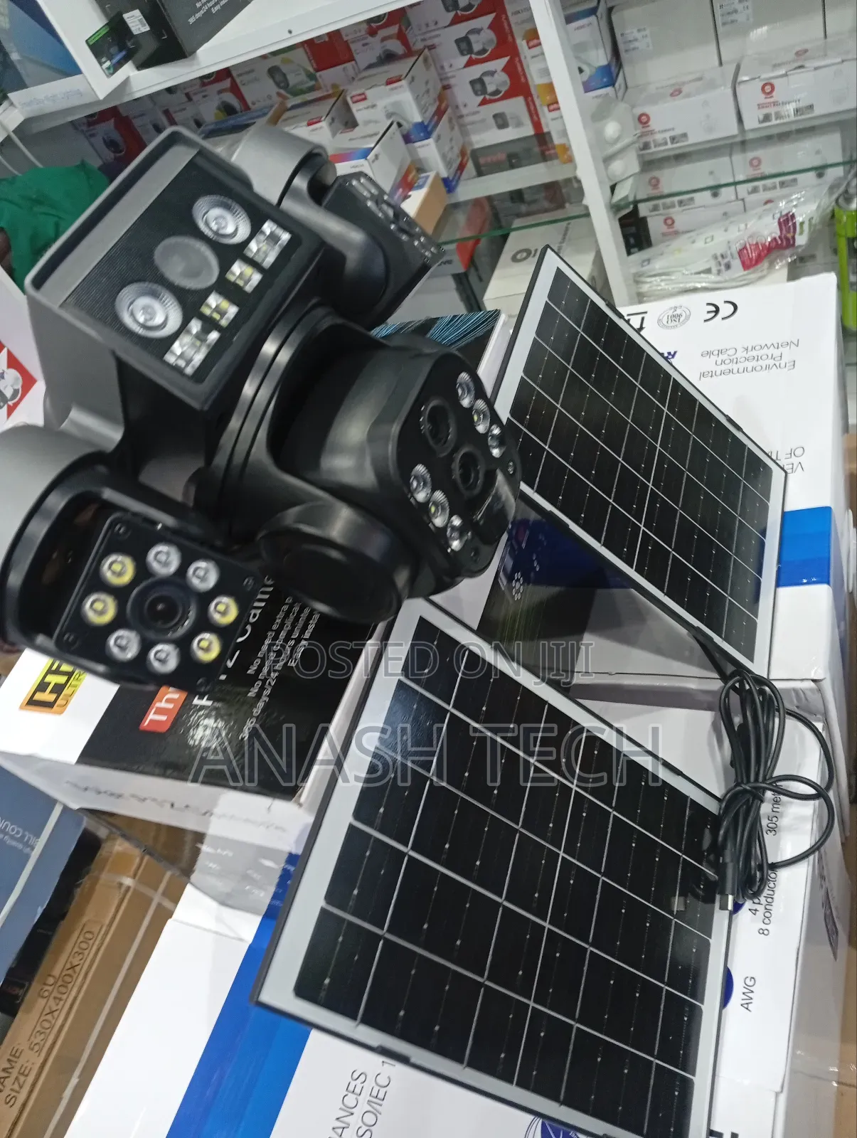 Imported Zoomtripple Lens 4g Simcard Solar Powered PTZ Camera