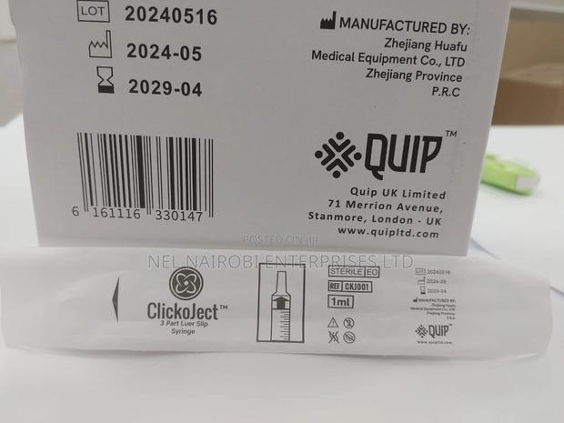 Clickoject 3 Part Luer Lock 1ml (100's) - thumbnail 3