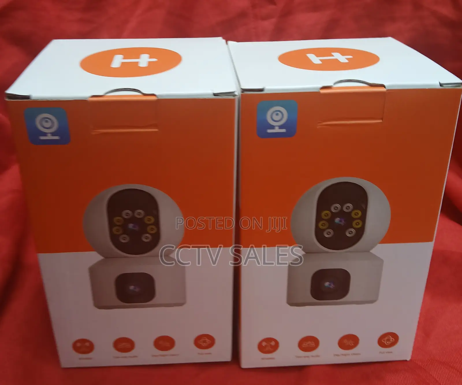 Dual-Band 2mp Indoor Dual-Lens PTZ Wifi Camera V380
