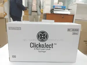 Clickoject 3 Part Luer Lock 20ml (100's)