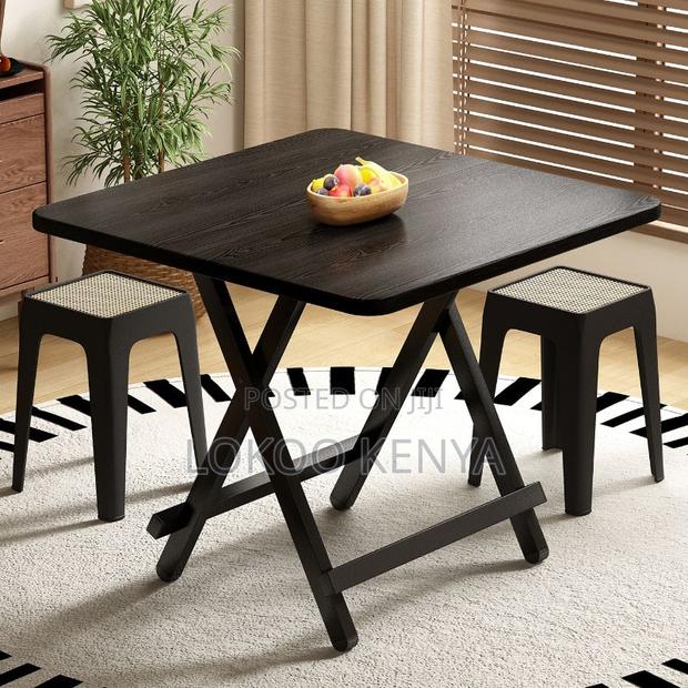 Dining Table : Black Multi-Purpose Folding Table - thumbnail 3