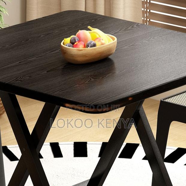 Dining Table : Black Multi-Purpose Folding Table - thumbnail 2